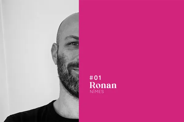 Ronan à l'agence immobilière de Nîmes