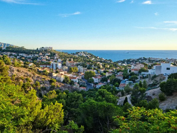 Quartier résidentiel avec vue mer à Marseille